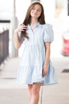 SALE-Head In The Clouds Dress - Baby Blue