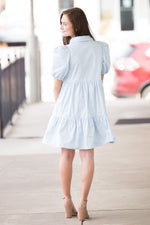 SALE-Head In The Clouds Dress - Baby Blue