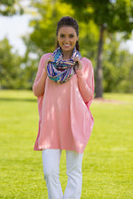 The Perfect Piko Tunic Top-Peach - Simply Dixie Boutique
 - 1