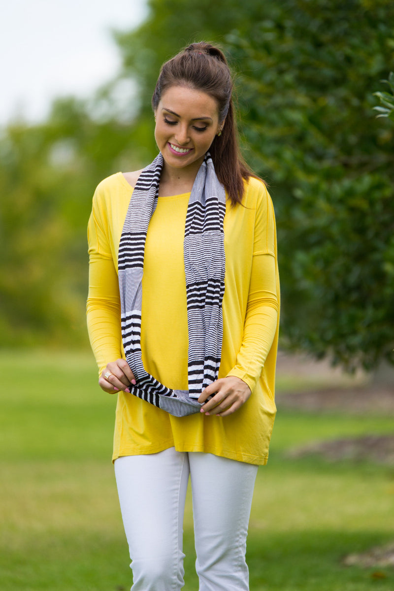 The Perfect Piko Top-Mustard