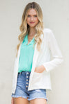 SALE- Not My Boyfriend's Blazer - White