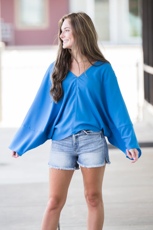 Dreamy Summer Nights Top - Blue