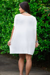 The Perfect Piko Short Sleeve Tunic-Off White