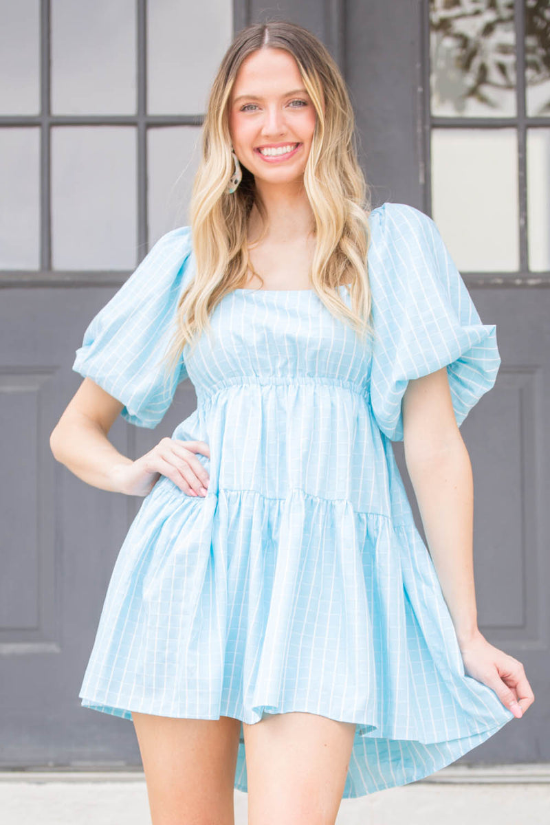 Whisper In The Wind Dress-Aqua