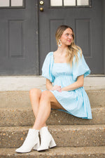 Whisper In The Wind Dress-Aqua
