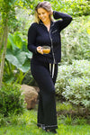 The Perfect Piko Pajama Set - Black