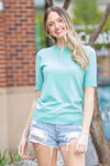 Brightest Skies Top-Aqua