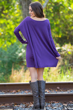 The Perfect Piko Tunic Top-Dark Purple - Simply Dixie Boutique
 - 2