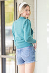 Fresh Ideas Sweater-Peacock