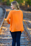 The Perfect Piko Top-Orange