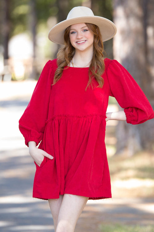 Rule The Season Romper - Scarlett