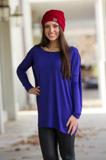 SALE-The Perfect Piko Top-Violet