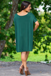 The Perfect Piko Short Sleeve Tunic-Forest Green