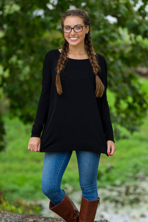 Black Piko Top
