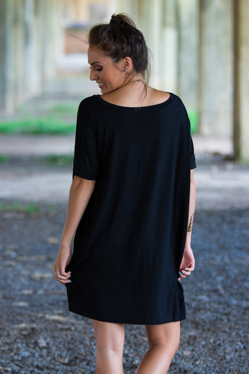 Short Sleeve V-Neck Piko Tunic by Piko1988