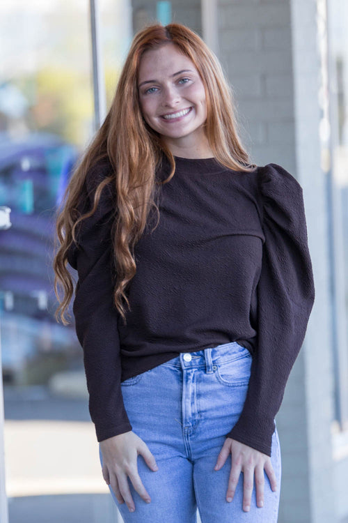 THML-The Texture Of It Top-Brown