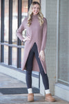 Blue Ivy Longline Front Slit Sweater