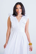 It's A Love Story Dress - White