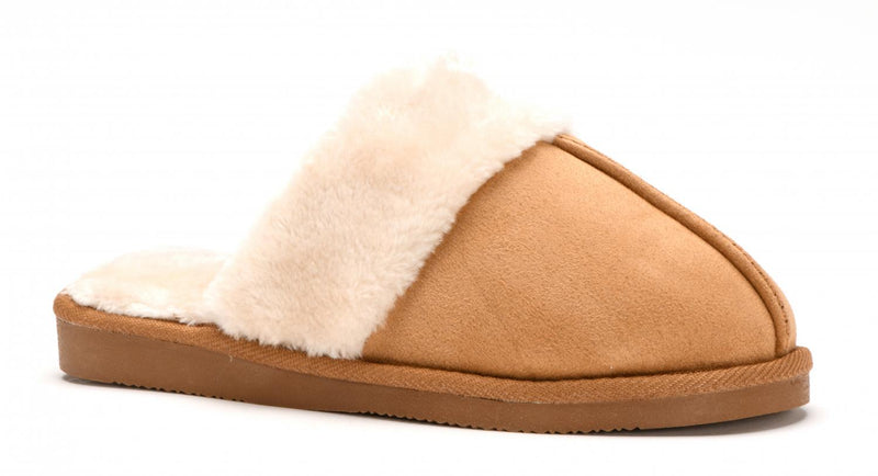 SALE-Snooze or Lose Slippers - Chestnut