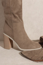 Oasis Society Stephanie Knee High Boots Grey