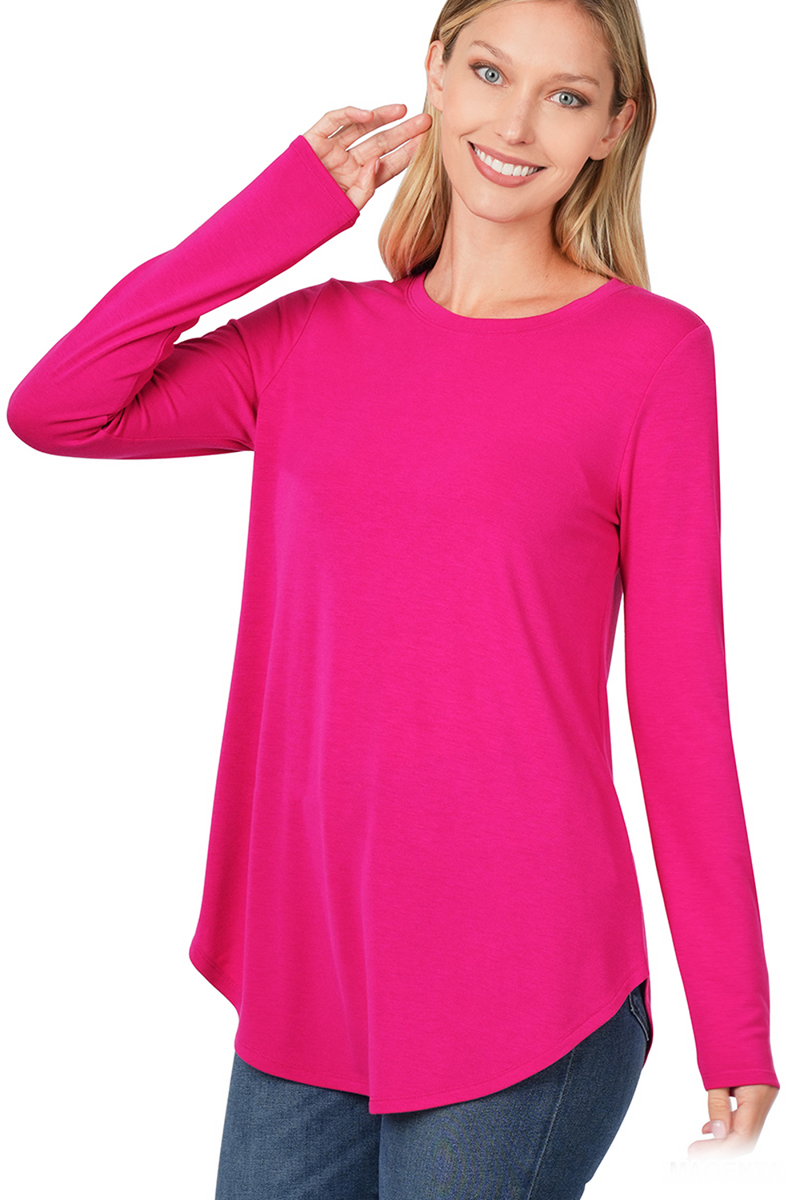 Zenana-Long Sleeve Top