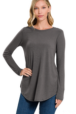 Zenana-Long Sleeve Top