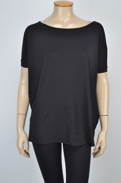 The Perfect Piko Short Sleeve Top-Black - Simply Dixie Boutique
 - 4