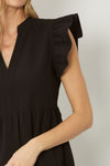 Covered By Love Maxi Dress - Black