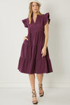 Wonderstruck Maxi Dress - Eggplant