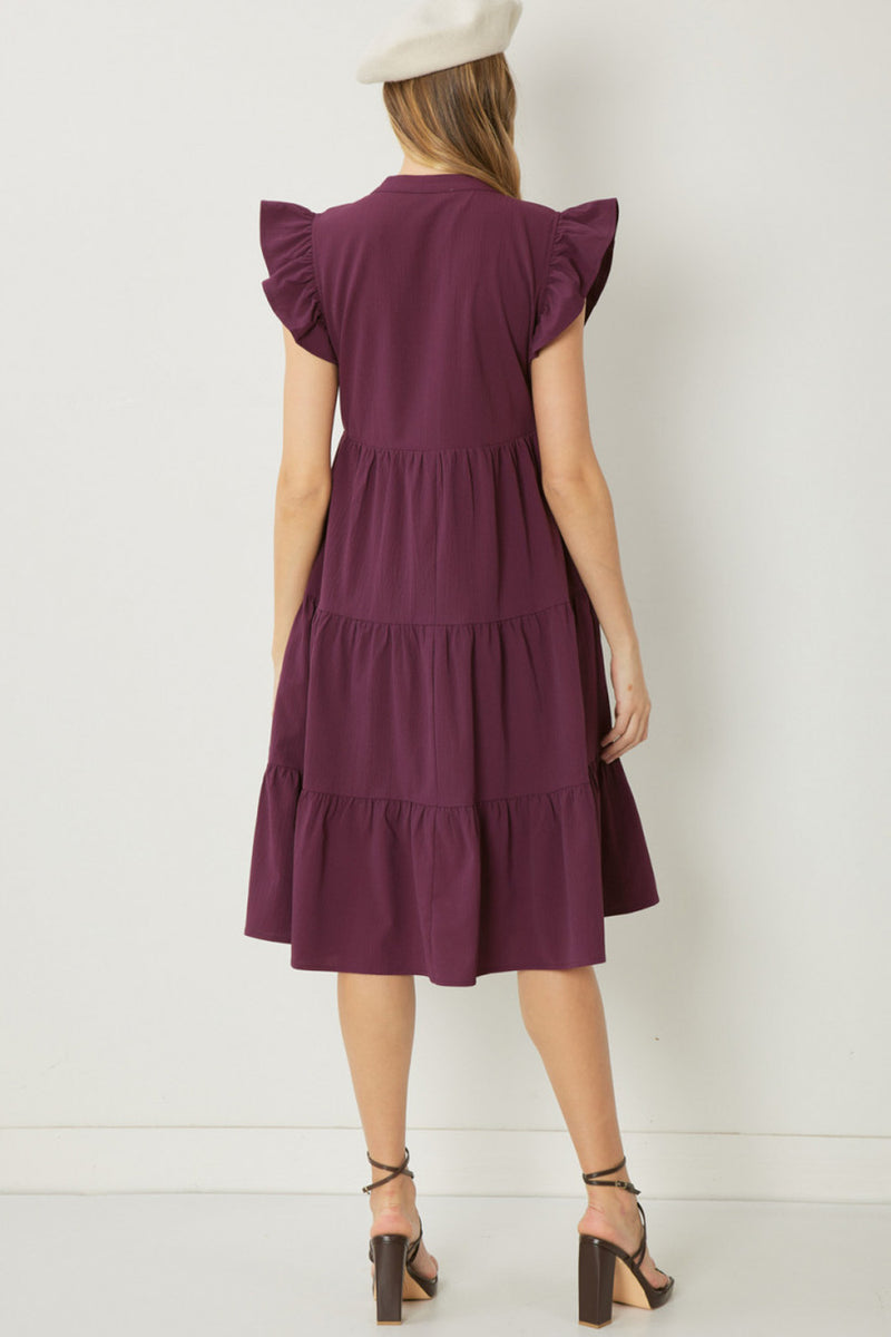 Wonderstruck Maxi Dress - Eggplant