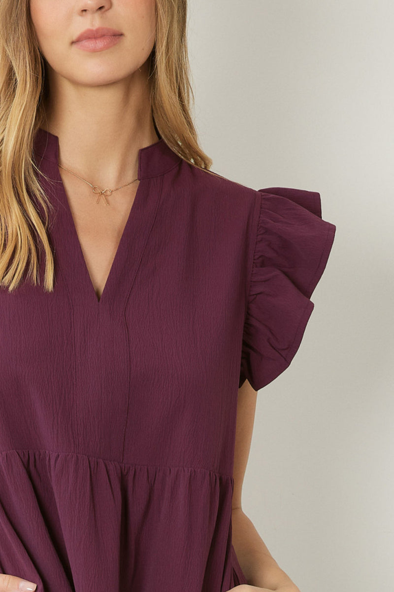 Wonderstruck Maxi Dress - Eggplant