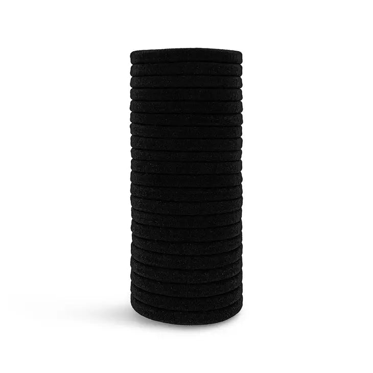 KITSCH - Eco-Friendly Nylon Elastics 20pc set - Black